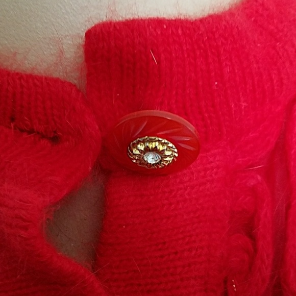 VINTAGE LAMSHINI ANGORA BLEND JACKET - Picture 8 of 8